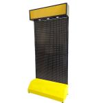 Depth 400mm Height 2200mm Pegboard Display Rack For Mobile Phone Accessories for sale