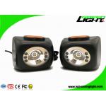 Anti - Explosive Mining Cap Lights Rechargeable Lithium Ion Battery Black Color for sale