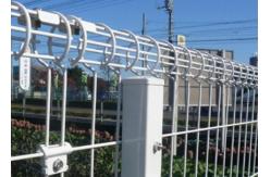 China Ornamental Double Loop Roll Top Fencing Pvc Powder Coated 2.0m Height supplier