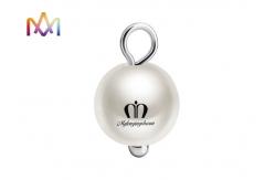 China SS304 Round Shank Pearl Buttons Dangle Beads Pendant supplier