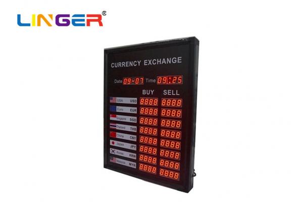8888 And Nigeria Led Electronic Exchange Rate Sign Board Customized Logo