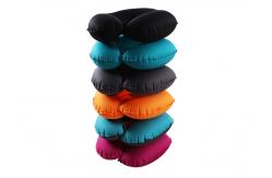 China Polyester Inflatable Neck Pillow , Wear Resistance Inflatable Flight Pillow supplier