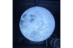 China Customized Giant Inflatable Moon Planet Ball Advertising Helium Inflatable Moon Balloon with LED supplier
