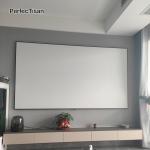 Nano Coated HD Projection Screens 170 Degree Wall Mounted Projection Screens White for sale
