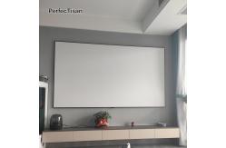 China Nano Coated HD Projection Screens 170 Degree Wall Mounted Projection Screens White supplier