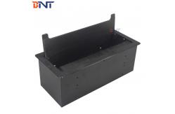 China Alloy Panel Brush Cover Desktop Socket Conference Room Table Power Outlets supplier