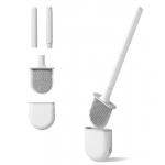 Removable Handle Toilet Brush And Holder Set TPR For Bathroom Mounted for sale