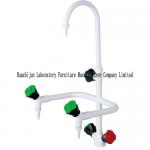 Solid Brass Single Laboratory Sink Faucet Lab Accessories With High Grade PP Knob for sale