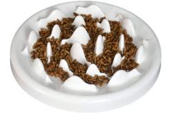 China Ceramic Fun Slow Feeder Bowl Interactive Bloat Stop Puzzle Cat Bowl Healthy Eating supplier