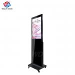 32 Inch Interactive Freestanding Mobile Digital Signage With Wheels