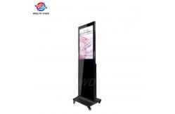 China 32 Inch Interactive Freestanding Mobile Digital Signage With Wheels supplier