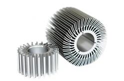 China Sunflower Standard Led Light Anodized T5 Aluminum Heatsink Extrusion Profiles supplier
