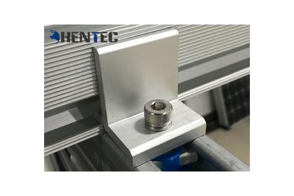 Aluminum End Clamp Solar Roof Mounting Systems / Solar Panel Roof Mounts