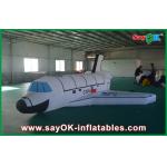 Giant White Inflatable Air Plane Inflatable Model With CE Or UL Blower