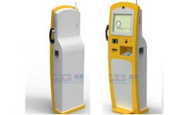 China Free Standing Touch Screen Hotel Lobby Kiosk With Telephone supplier