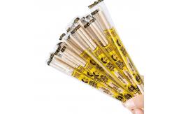 China 21cm Round Bamboo Chopsticks Disposable With OPP Sleeves supplier