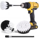 310g Car Detail Drill Brush Kit 88mm Outside Diameter Drill Scrubber Attachments for sale