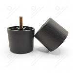 Black Plastic Furniture Legs Furniture Accessories Durable Support Sofa Legs