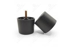 China Black Plastic Furniture Legs Furniture Accessories Durable Support Sofa Legs supplier