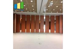 China Aluminum Frame Fabric Acoustic System Davao Foldable Sliding Partition For Meeting Room supplier