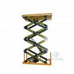 Warehouse Mobile Hydraulic Lift Platform 2m Small Motorized Scissor Lift for sale