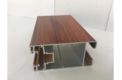 China High Simulation Wood Grain Aluminium Profiles Surface Exquisite supplier