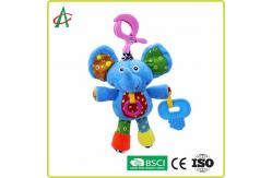 China Lion 15cm Baby Plush Rattle With Chewing Teethers supplier