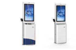 China Self Service Top Up Kiosk Triple HD LED Screens For Travel Directions supplier