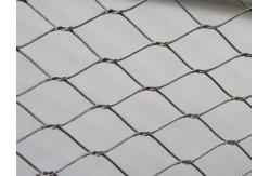 China Hand Woven Stainless Steel Rope Mesh 304 7x7 For Zoo Animal Protection supplier