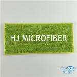 Green Color Microfiber Bath Refill Mop Pads Twist Pile Cloth Floor Cleaning Mop Heads for sale