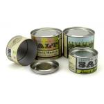 Food Grade Wine Packaging Paper Composite Cans With Movable Metal Lid