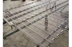 China 60cm Width Aisi 201 Chain Mesh Conveyor Belt For Bottle Conveying supplier