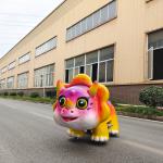 Electric Shopping Mall Animatronic Dinosaur Ride on Scooter for Amusement Park for sale
