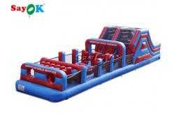China Inflatable Carnival Games Carnival Commercial Adult Climb Slide Inflatable Obstacle Game supplier