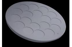 China 6 Inch Silicon Carbide SiC Coated Graphite Tray High Temperature Resistance Graphite Plates supplier