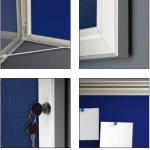 Anodized Silver 45mm ODM A0 Lockable Poster Frame