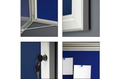 China Anodized Silver 45mm ODM A0 Lockable Poster Frame supplier