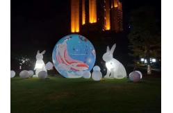 China Customized Digital Printing Inflatable Lunar Model supplier