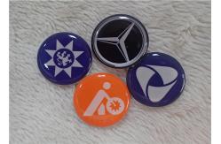 China Customized Round And Small Epoxy Patches For Car Logo / Furniture / Trademark supplier