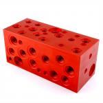 Custom Hydraulic Manifolds CNC Machining Anodized Solenoid Valve Manifold for sale