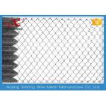 Beautiful Black Chain Link Fencing , Fence Chain Link For Basket Playground