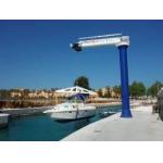 Wall Mounted Electric Hoist Boat Jib Cranes In Marinas for sale