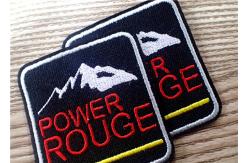 China Environmental 3D Custom Embroidered Patches Sew Iron On For Clothing , Bag supplier