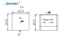 China Magnetic Suction Linear Accelerometer Sensor Uniaxial Module Vibration Performance supplier