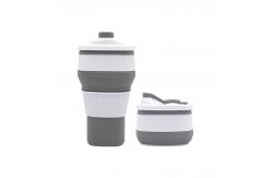 China High Temperature Resistant 300ml Silicone Collapsible Coffee Cup SGS supplier