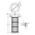 0.8 Mm Minimum Orifice Diameter Screen Basket for Industries with T/T Payment Term for sale