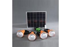 China 50000 Hours 475lum Solar Power Light System Rechargeable Lamp With Solar Panel supplier