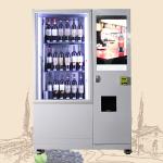 Red Wine Beer Bottle Whiskey Vending Machine With Elevator Lift System for sale