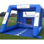 Fastest Shot Leader Board  Football training for children,inflatable shootout shoot out, inflatable football goal target for sale