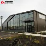 Steel Structure Workshop High Rise Prefabricated Hangar With Secondary Structure Knee Brace Etc for sale
